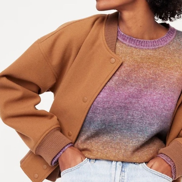 Old Navy Cozy Crew-Neck Ombré Sweater, Cool Ombré - Picture 8 of 8